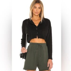 Lovers + friends cropped long sleeve